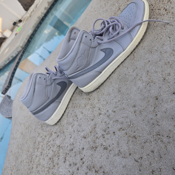 Nike Other - Nike Gray Sneakers Suede Mesh Casual